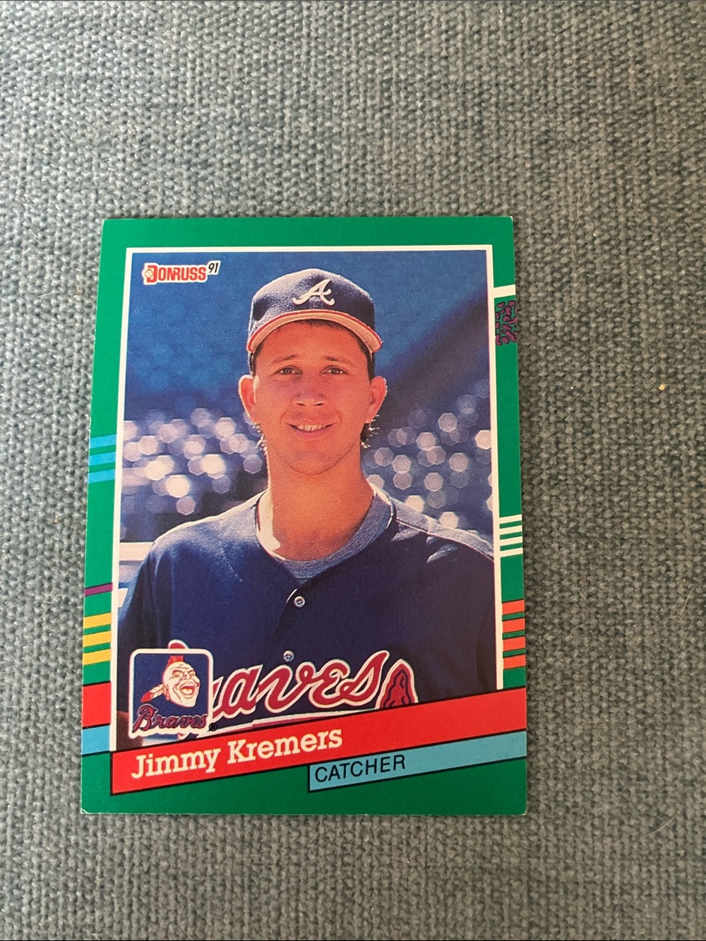 1991 Donruss Atlanta Braves Baseball Card Trading Card